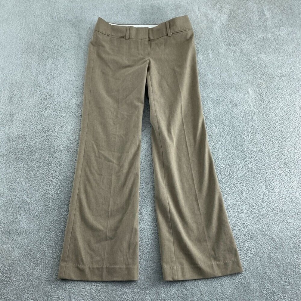 Ann Taylor Loft Marisa Trouser Pants  Khaki Beige Blend Womens Dress 4226